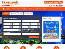 Tablet Screenshot of faregeek.com